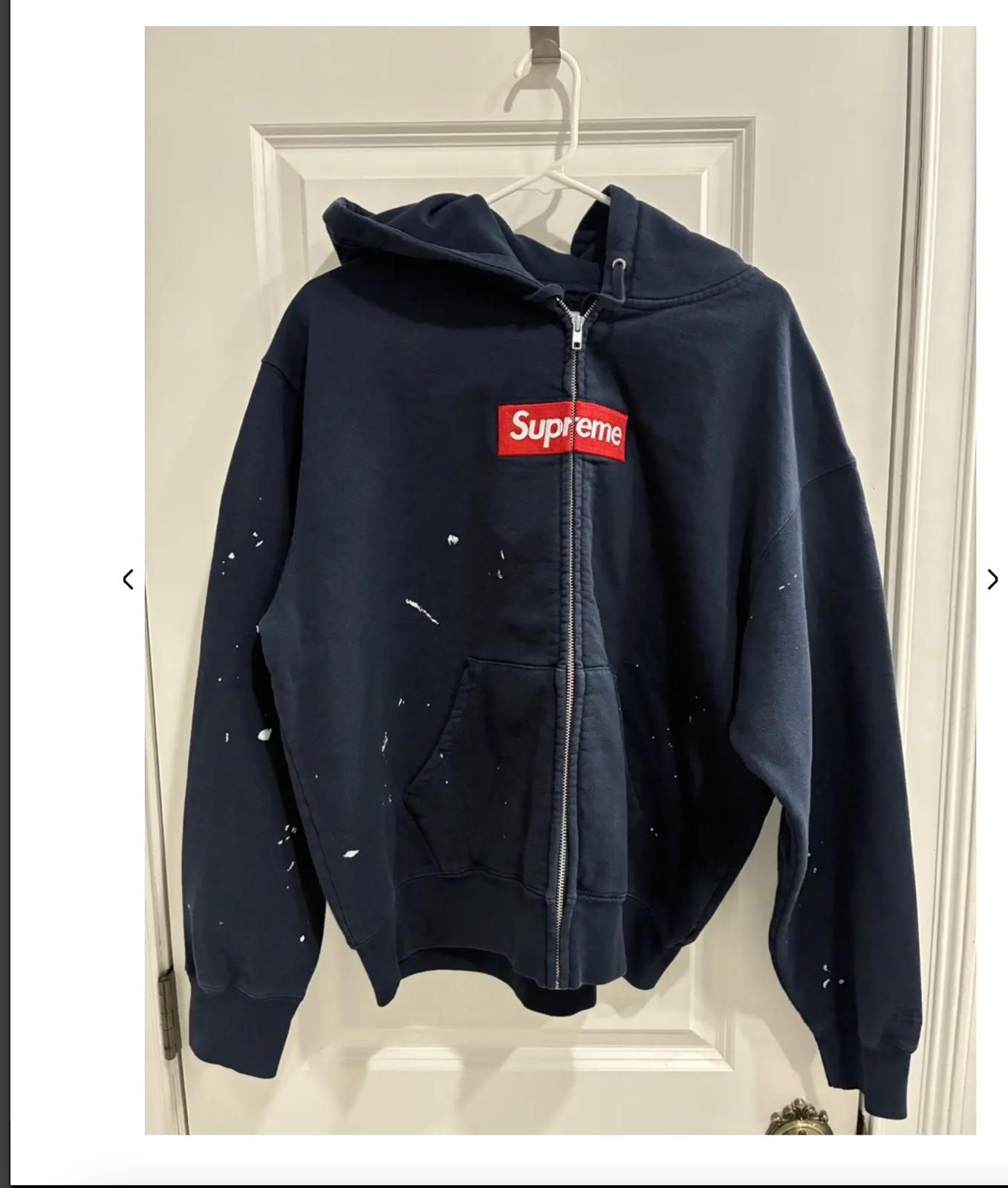 supreme x margiela zip up